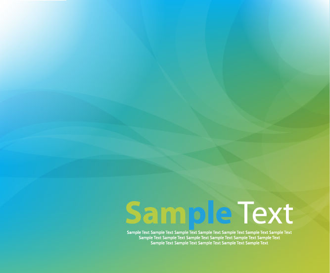free vector Abstract Blue Green Vector Background